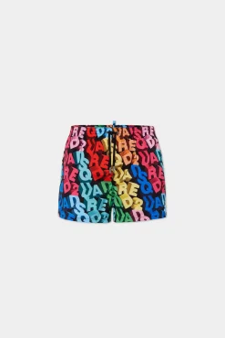 Allover Logo Midi Swim Boxer