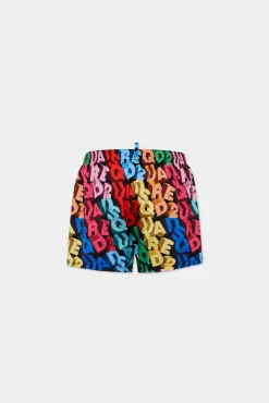 Allover Logo Midi Swim Boxer