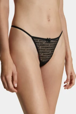 Allover Logo Thong