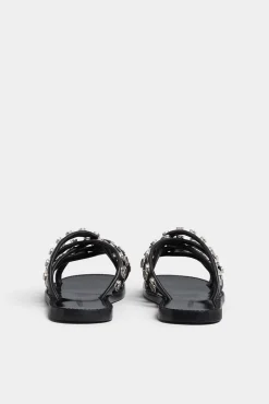 Allover Studs Flat Sandals