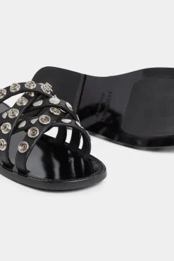 Allover Studs Flat Sandals