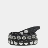 Allover Studs Snap Button Belt