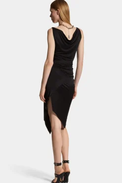 Asymmetrical Jersey Dress