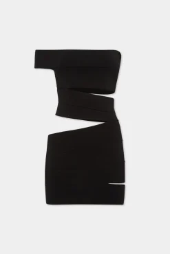 Bandage Knit Midi Dress