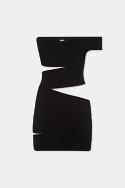Bandage Knit Midi Dress