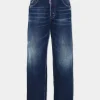 Be Cool Be Nice Wash Loose Jeans