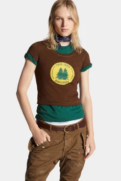 Best Fade Dyed Mini Fit Pine T-Shirt