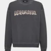 Best Fade Relax Fit Crewneck Cartoon Logo Sweatshirt