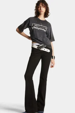 Black Bull Medium Waist Flare Twiggy Jeans