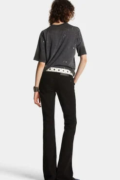 Black Bull Medium Waist Flare Twiggy Jeans