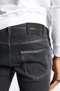 Black Clean Wash Skater Jeans