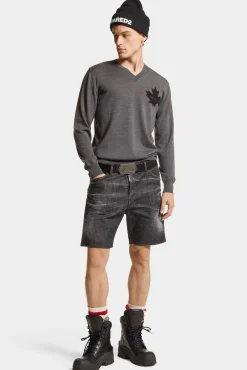 Black Easy Wash Marine Shorts
