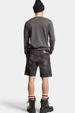 Black Easy Wash Marine Shorts