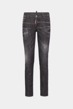 Black Easy Wash Medium Waist Jennifer Jeans
