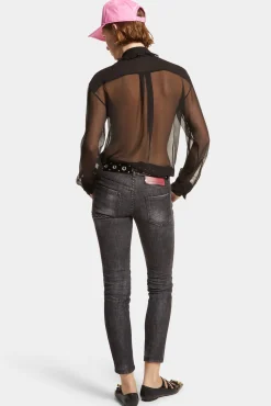 Black Easy Wash Medium Waist Jennifer Jeans