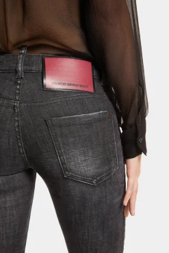 Black Easy Wash Medium Waist Jennifer Jeans