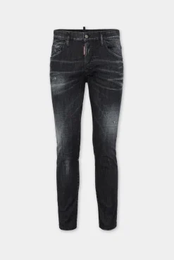 Black Easy Wash Skater Jeans