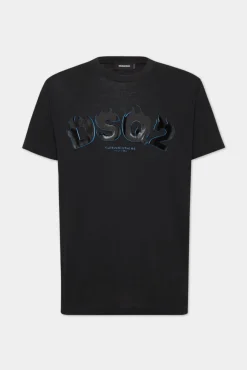 Black Pressato Cigarette Fit T-Shirt