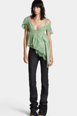 Black Rinse Wash Bootcut Sharpei Jeans
