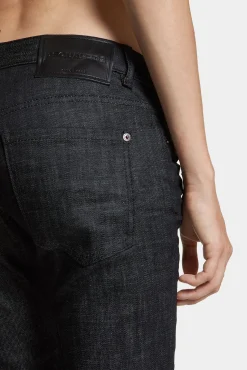 Black Rinse Wash Bootcut Sharpei Jeans