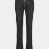 Black Rinse Wash Sharpei Flared Bootcut Jeans
