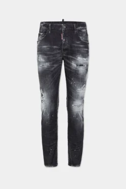 Black Rocky Mountains Wash Skater Jeans