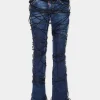 Bound Bunny Wash Sharpei Flared Bootcut Jeans