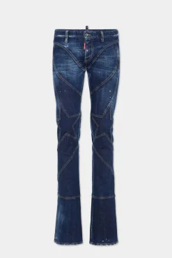 Bound Bunny Wash Sharpei Flared Bootcut Jeans