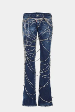 Bound Bunny Wash Sharpei Flared Bootcut Jeans
