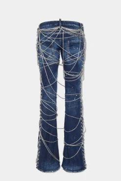 Bound Bunny Wash Sharpei Flared Bootcut Jeans
