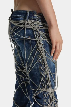 Bound Bunny Wash Sharpei Flared Bootcut Jeans