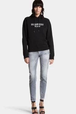 Brushed Grey Wash Medium Waist Jennifer Jeans