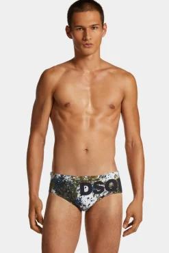Canadian Camouflage Swim Brief