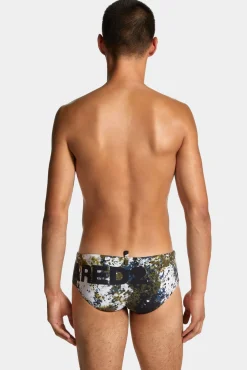 Canadian Camouflage Swim Brief