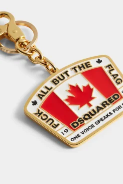 Canadian Flag Key Ring