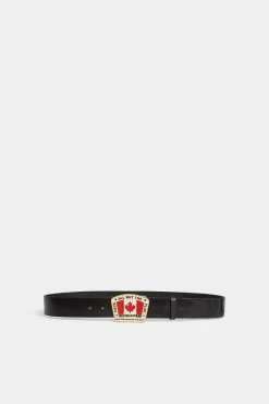 Canadian Flag Plaque Belt