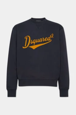 Cool Fit Crewneck Velvet Logo Sweatshirt