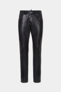 Cool Guy Faux Leather Jeans