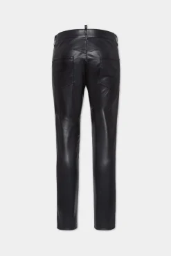 Cool Guy Faux Leather Jeans