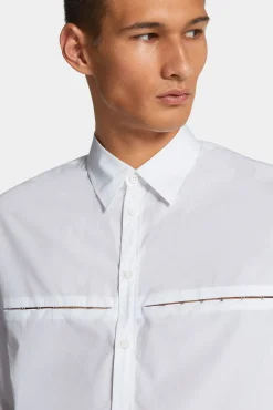 Corset Dropped Shoulder Shirt