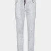 Cracklè Wash Skater Jeans