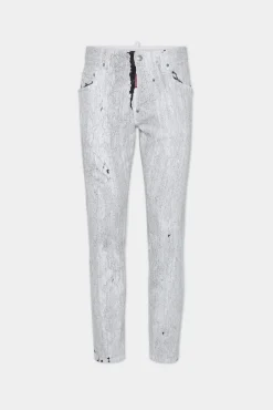 Cracklè Wash Skater Jeans