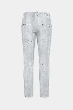 Cracklè Wash Skater Jeans