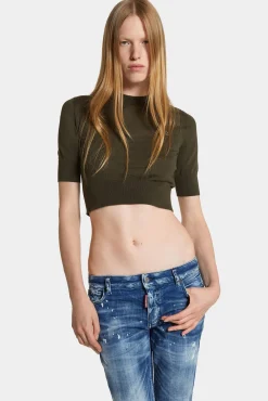 Cropped D2 Pullover