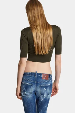 Cropped D2 Pullover