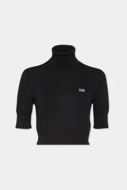 Cropped D2 Turtleneck