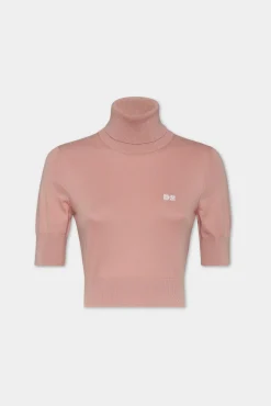 Cropped D2 Turtleneck