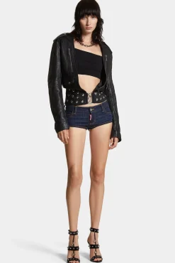 Dark 64 Wash Jean Hotpants