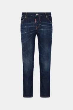 Dark Clean Wash Cool Girl Jeans