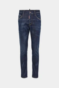 Dark Clean Wash Skater Jeans